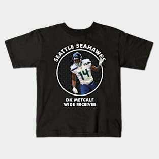 DK METCALF - WR - SEATTLE SEAHAWKS Kids T-Shirt